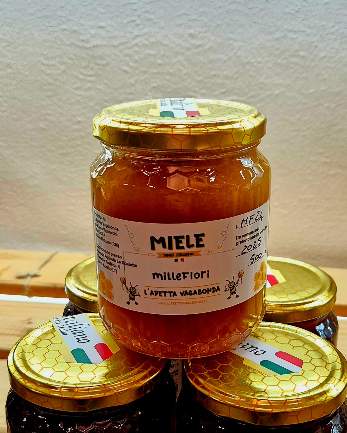 Miele Millefiori Cristallizato BIOLOGICO