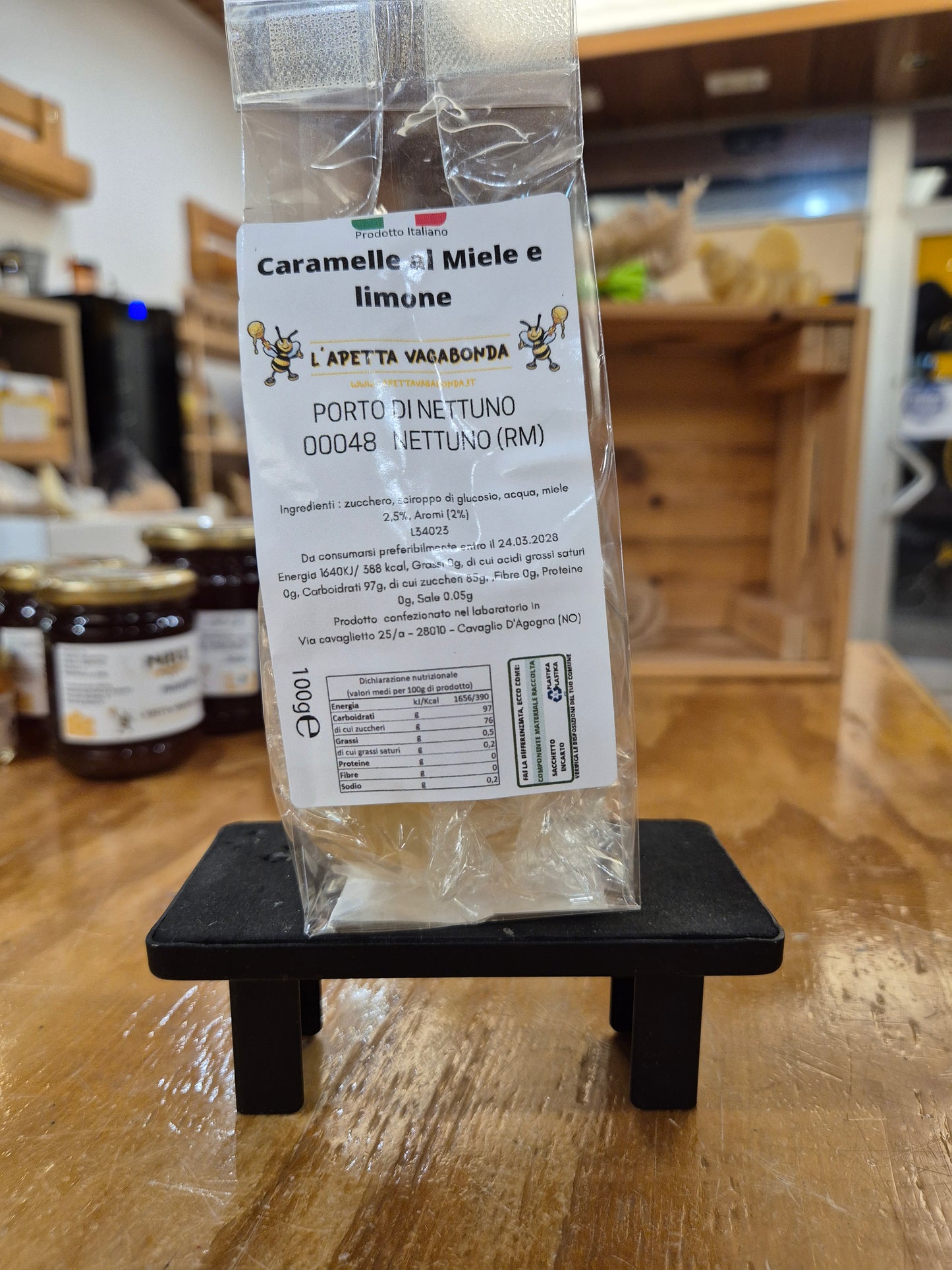 caramelle al miele e limone