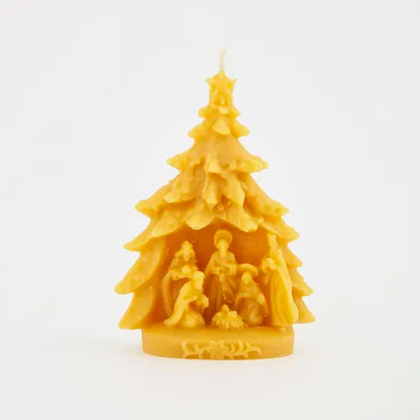 crèche de sapin