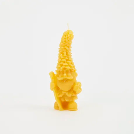 bougie gnome pomme de pin