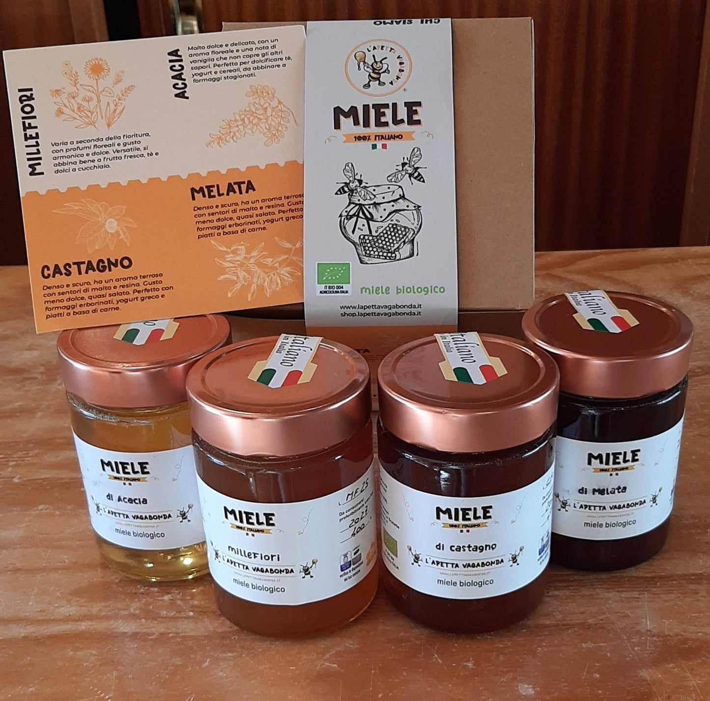 combo box degustazione miele